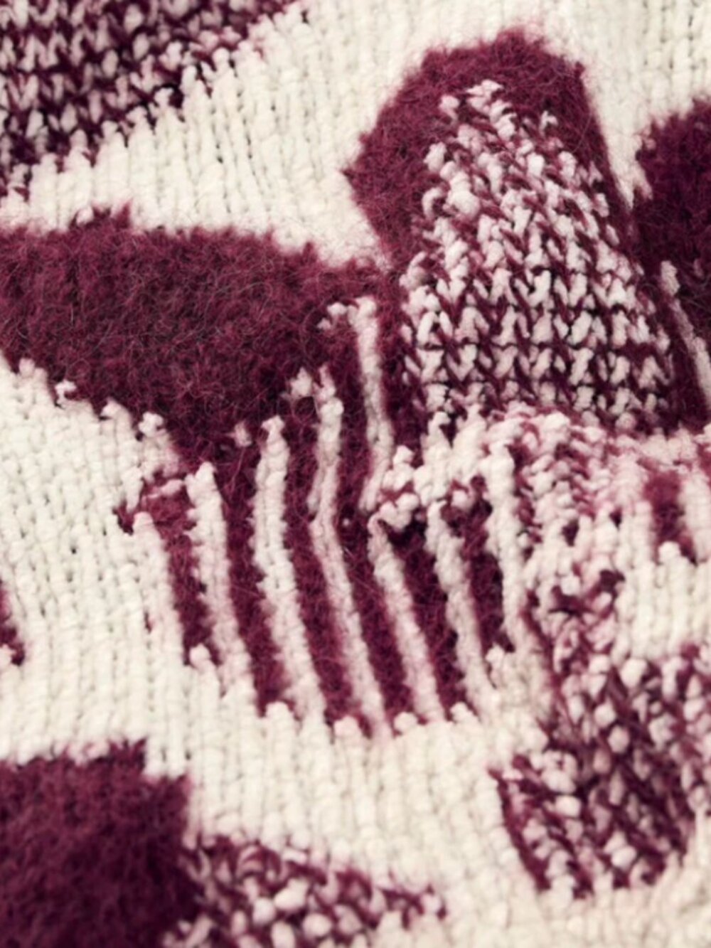 BA&SH Rora Sweater Bordeaux - Picture 2 of 2